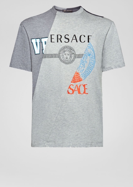 Versace Compilation Print T-shirt Herr - 204589OGC